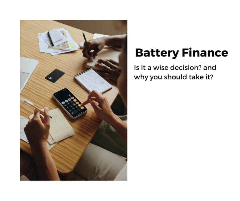 Battery Finance Options