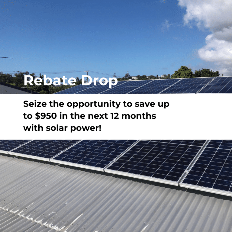 Seize the opportunity to save up to $950 in the next 12 months with solar power!